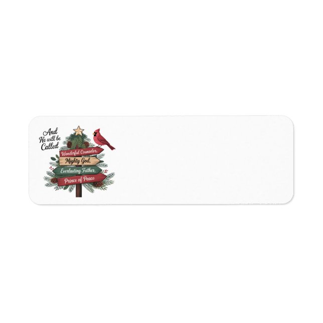 Étiquettes d'adresse Noms de Jésus (Devant)