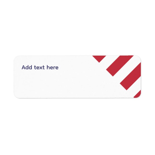 Étiquettes d'adresse patriotiques (Devant)