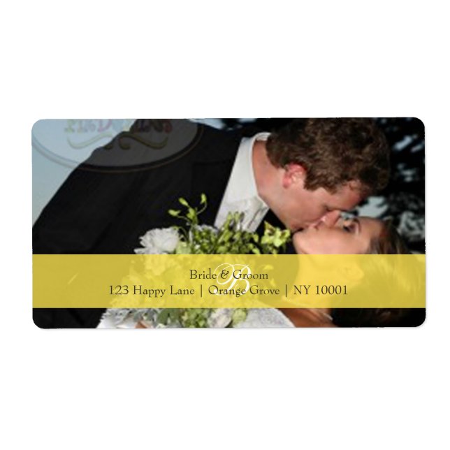 Étiquettes d'adresse photo DIY PixDezines (Devant)