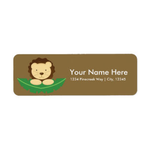 Étiquettes d'adresse pour Baby Shower sur le thème
