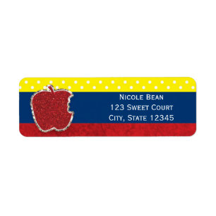 Étiquettes d'adresse pour invitation de fête de la