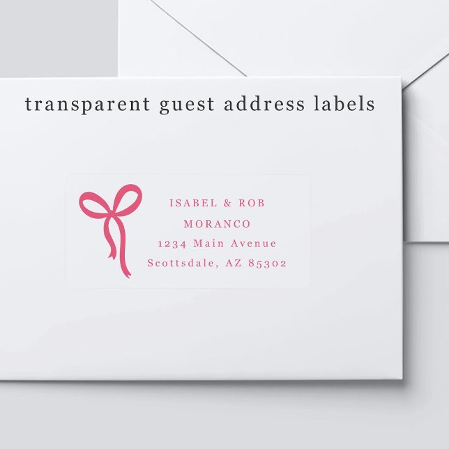 Étiquettes d'adresse pour invités de mariage à rub (Créateur téléchargé)