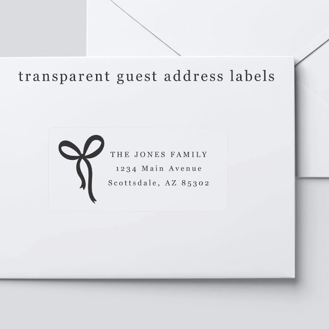 Étiquettes d'adresse pour invités de mariage avec  (Créateur téléchargé)