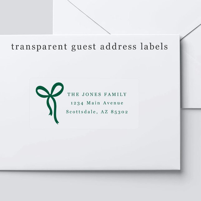Étiquettes d'adresse pour invités de mariage avec  (Créateur téléchargé)