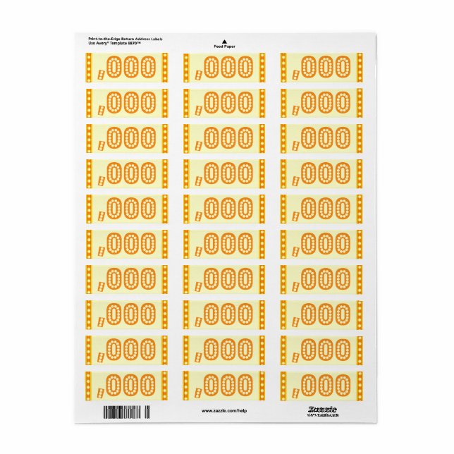 Étiquettes d'amélioration de score artificiel - Éd (Feuille entière)