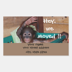 Étiquettes de adresse animaux mignons