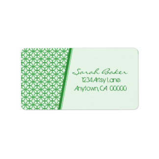 Étiquettes de adresse Art Déco Fab