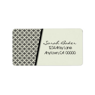 Étiquettes de adresse Art Déco Fab