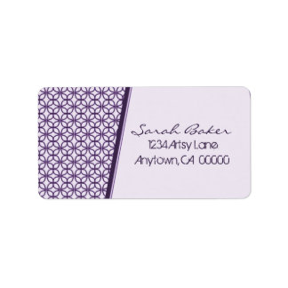 Étiquettes de adresse Art Déco Fab