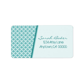 Étiquettes de adresse Art Déco Fab