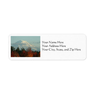 Étiquettes de adresse : Automne le mont Rainier