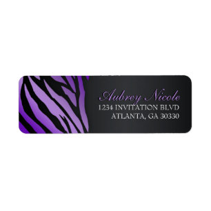 Étiquettes de adresse chics de sweet sixteen de