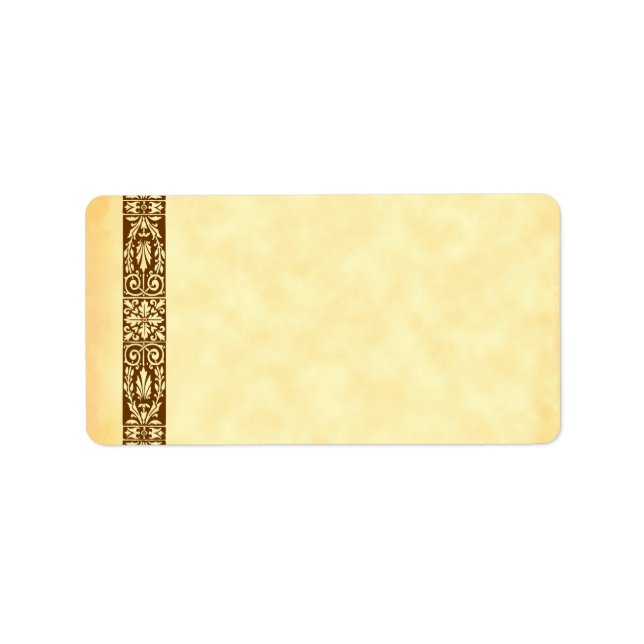 Étiquettes de adresse d'art de la récolte de Thank (Devant)