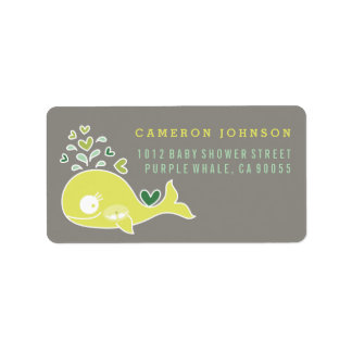 Étiquettes de adresse de Baby shower des jumeaux d