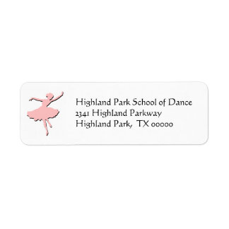 Étiquettes de adresse de Ballerina