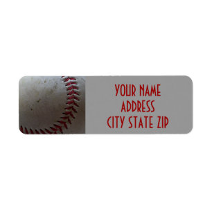 Étiquettes de adresse de base-ball