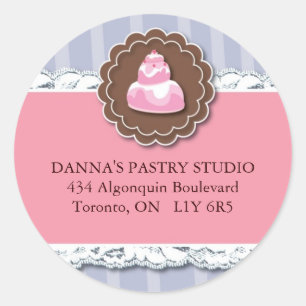 Étiquettes de adresse de boulangerie