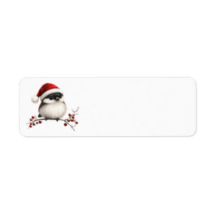 Étiquettes de adresse de chickadee