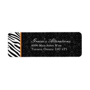Étiquettes de adresse de couturier