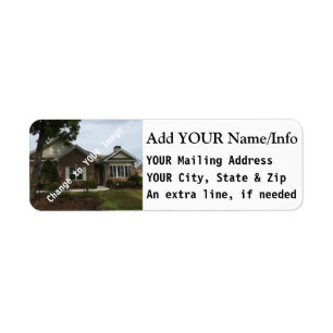 Étiquettes de adresse de expédition de retour,