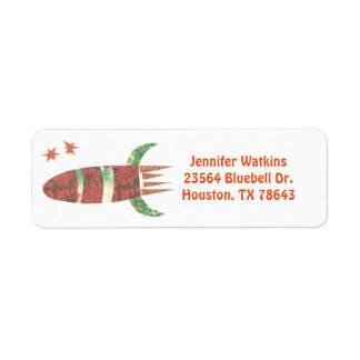Étiquettes de adresse de fusée