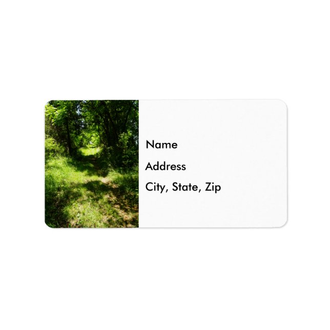 Étiquettes de adresse de la voie de campagne pacif (Devant)