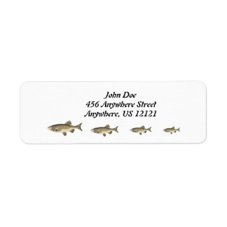 ÉTIQUETTES DE ADRESSE DE PÊCHE