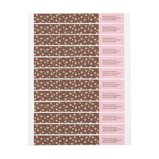 Étiquettes de adresse de retour de bouclage de