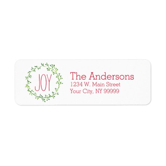 Étiquettes de adresse de retour de citation de