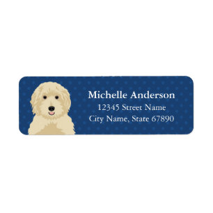 Étiquettes de adresse de retour de Goldendoodle