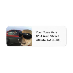 Étiquettes de adresse de retour de Puggles