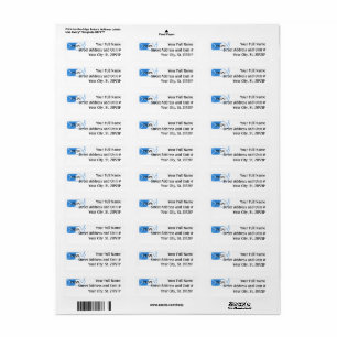 Étiquettes de adresse de retour de snail mail