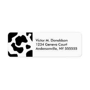 Étiquettes de adresse de retour personnalisés pa