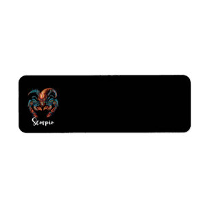 Étiquettes de adresse de Scorpio