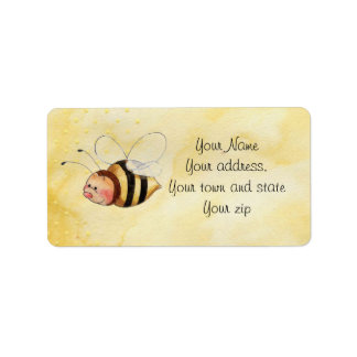 Étiquettes de adresse des abeilles