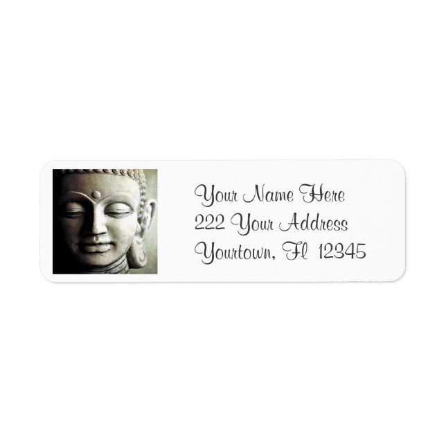 Étiquettes de adresse d'images Bouddha (Devant)