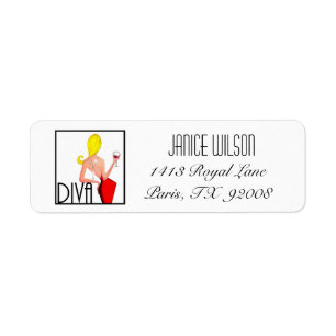 ÉTIQUETTES DE ADRESSE DIVA