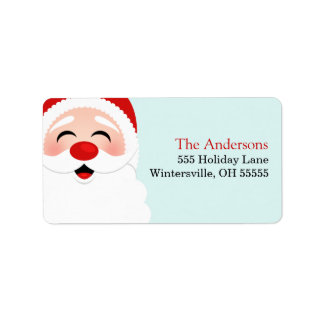 Étiquettes de adresse du Père Noël