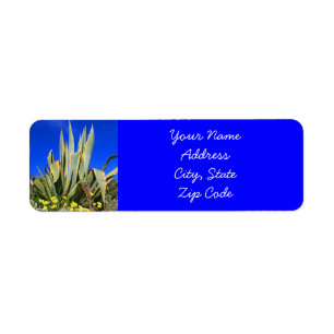 Étiquettes de adresse d'usine d'agave