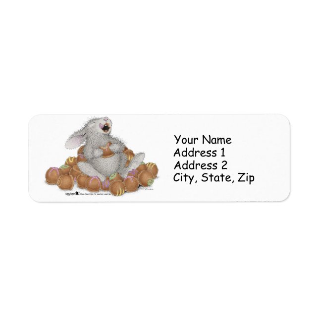 Étiquettes de adresse HappyHoppers® (Devant)