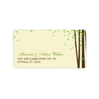 Étiquettes de adresse Mariages des arbres forestie
