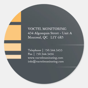 Étiquettes de adresse modernes