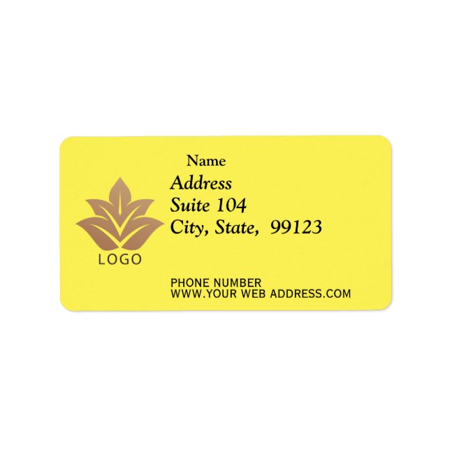 Étiquettes de adresse personnalisés (Devant)