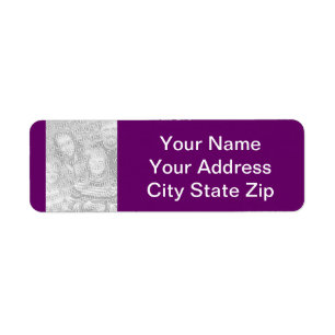 Étiquettes de adresse personnalisés de photo
