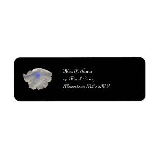 Étiquettes de adresse personnalisés Petunia Blue G