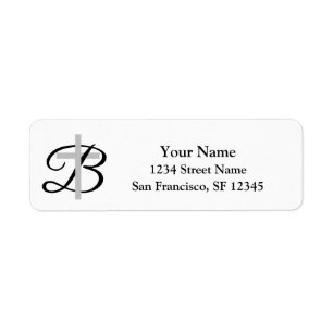 Étiquettes de adresse religieux décorés d'un