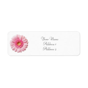 Étiquettes de adresse roses d'Avery de marguerite