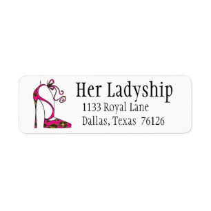 Étiquettes de adresse stylets de diva