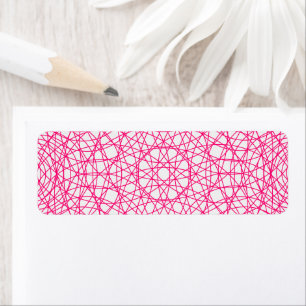 Étiquettes de adresse Web Neon Pink - Personnalisa