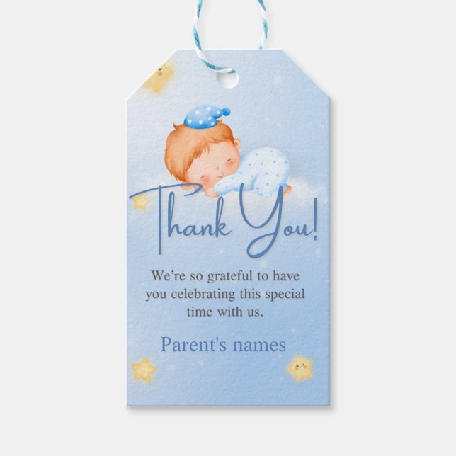 Étiquettes de baby shower (Devant)
